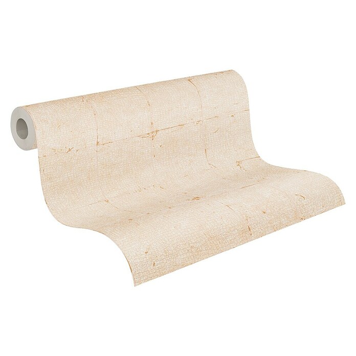 A.S. Création Desert Lodge Vliestapete Krakelee-Fliese (Beige, Fliesenoptik, 10,05 x 0,53 m) | BAUHAUS