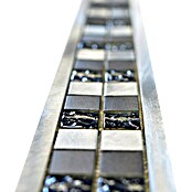 Bordura za pločice Crystal ABO B89  (60 x 5,5 cm, Srebrna-crna, Mat) | BAUHAUS