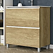 Artysan Mueble de lavabo Barcelona 2C (L x An x Al: 44,6 x 80 x 83,3 cm, Nature) | BAUHAUS