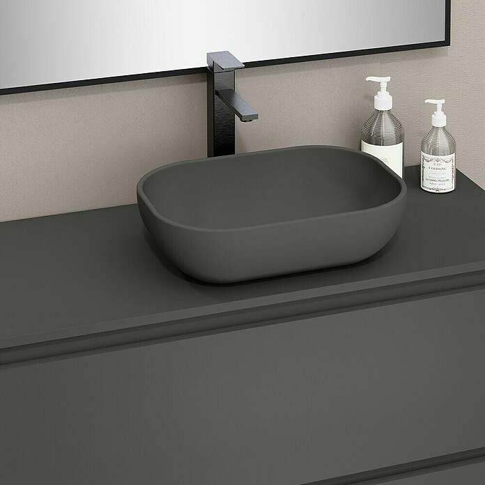Artysan Mueble de lavabo Kenia Top (Ancho: 100 cm, Antracita) | BAUHAUS