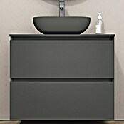 Artysan Mueble de lavabo Kenia Top (L x An x Al: 46 x 90 x 65,6 cm, Antracita) | BAUHAUS