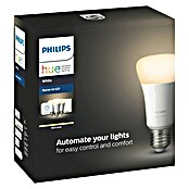 Philips Hue Ledverlichtingset Starter-Kit (E27, 9 W, Lichtkleur: Warm wit, Dimbaar)