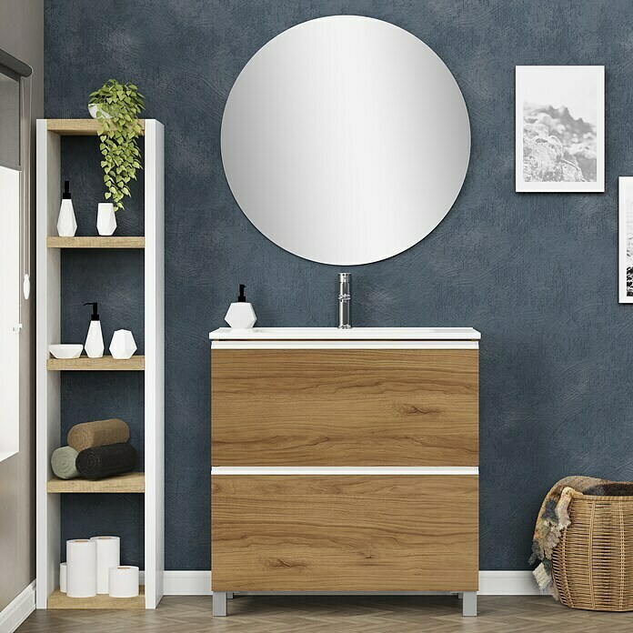 Artysan Mueble de lavabo Barcelona 2C (L x An x Al: 44,6 x 80 x 83,3 cm ...