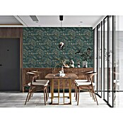 AS Creation My Home My Spa Vliestapete Damask (Blau-Metallic, Ornament, 10,05 x 0,53 m) | BAUHAUS