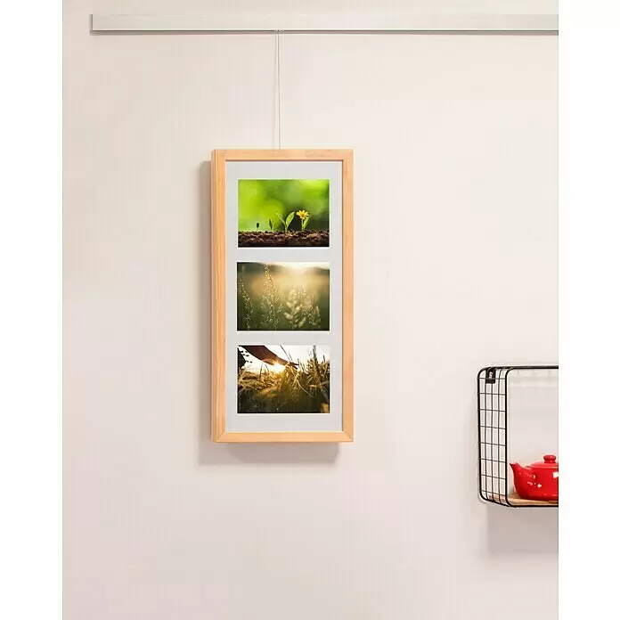 Nielsen Collagerahmen Apollo - Anzahl Fotoplatzhalter: 3 Stk., Natur, Glas - Stimmungsaufnahme