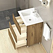 Artysan Conjunto de mueble de baño Basic 3C (Ancho: 60 cm, Roble waira, 3 pzs.) | BAUHAUS
