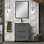 Artysan Mueble de lavabo Arosa 3C (L x An x Al: 44,6 x 60 x 83,3 cm, Antracita) | BAUHAUS