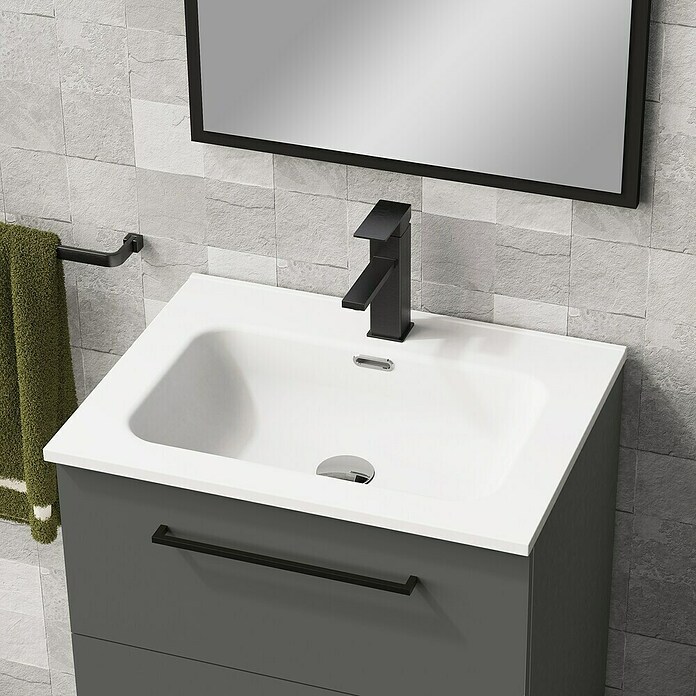 Artysan Mueble de lavabo Arosa 3C (L x An x Al: 44,6 x 60 x 83,3 cm, Antracita) | BAUHAUS
