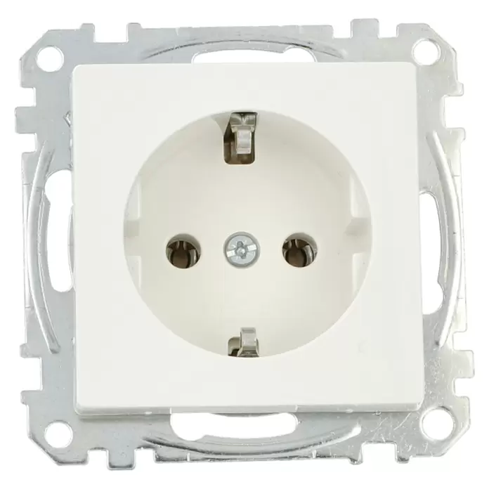 Merten System M Steckdose MEG2301-0319 - Polarweiß, 16 A