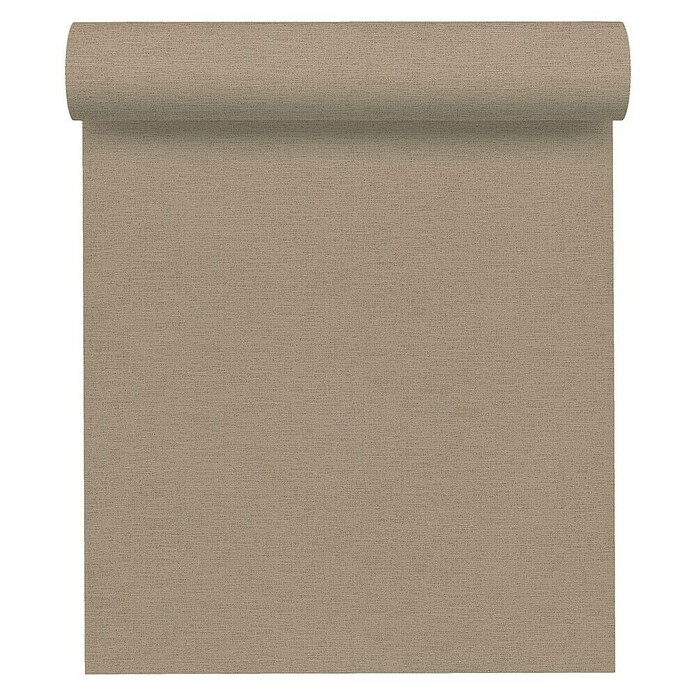AS Creation Ethnic Origin Vliestapete (Braun, Uni, 10,05 x 0,53 m)