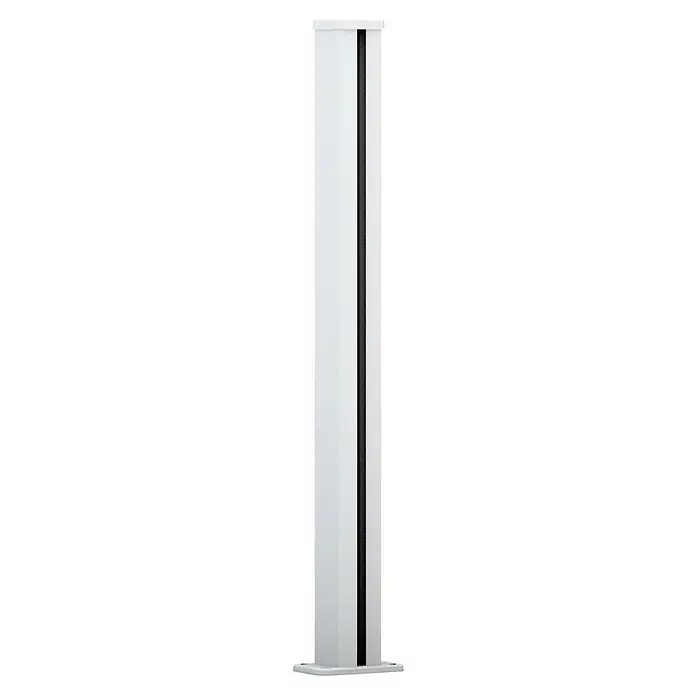 Dioco Smartwall Valla Persiana - L x Al: 177 x 200 cm, Blanco, Aluminio - El pilar blanco de protección contra el ruido Vicoustic garantiza la tranquilidad. Su diseño elegante mejora la acústica y se integra perfectamente en la habitación.