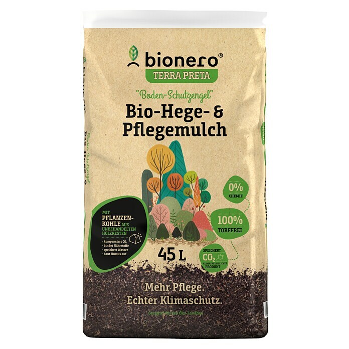 bionero Terra Preta Bio-Mulch Hege- & Pflegemulch (45 l) | BAUHAUS