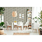 A.S. Création Michalsky 4 Vliestapete Allover mit Affen (Beige/Grau, Tieroptik, 10,05 x 0,53 m) | BAUHAUS