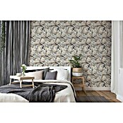 AS Creation Trendwall 2 Vliestapete Blumen (Grau/Beige, Floral, 10,05 x 0,53 m) | BAUHAUS