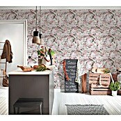 AS Creation Trendwall 2 Vliestapete Blumen (Rosa/Grau, Floral, 10,05 x 0,53 m) | BAUHAUS