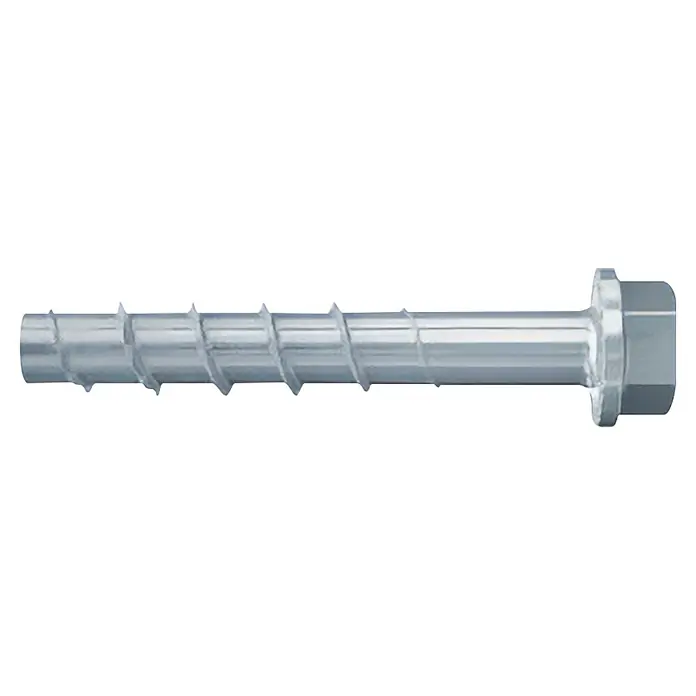 Fischer Tornillo para hormigón UltraCut FBS II TX - Ø x L: 8 x 55 mm, Acero, 4 ud. - Tornillo de hormigón plateado con cabeza hexagonal y rosca. Ideal para fijaciones seguras en hormigón y mampostería.