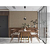 A.S. Création My Home My Spa Vliestapete Tetris (Beige/Metallic, Grafisch, 10,05 x 0,53 m) | BAUHAUS