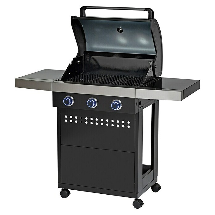 Grillstar Barbacoa de gas Atlanta II 300 (Número de quemadores: 3, Superficie parrilla: 62 x 41,5 cm, 10,5 kW)