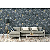 AS Creation Michalsky 4 Vliestapete Allover mit Ranken (Grau/Blau, Floral, 10,05 x 0,53 m) | BAUHAUS