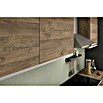 Marinelli Cucine Vormontierte Winkelküche Ametista (B x T: 250 x 225 cm, Anthrazit/Nuss, Mit Elektrogeräten, Spüle links) | BAUHAUS
