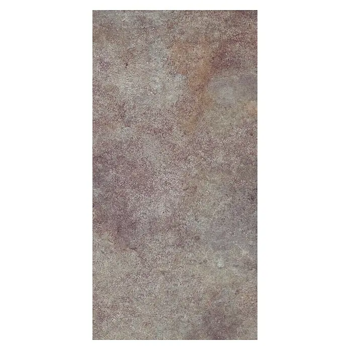 Feinsteinzeugfliese Sandy Beach - 59,7 x 119,7 cm, Grau/Beige, Matt - Nahaufnahme einer beigen und braunen Arbeitsplattenoberfläche mit gesprenkelter Textur, ideal für Küchen- und Baddesigns.