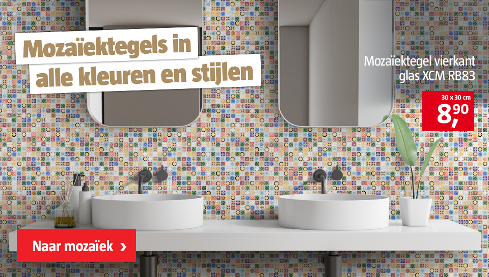 Naar mozaïektegels