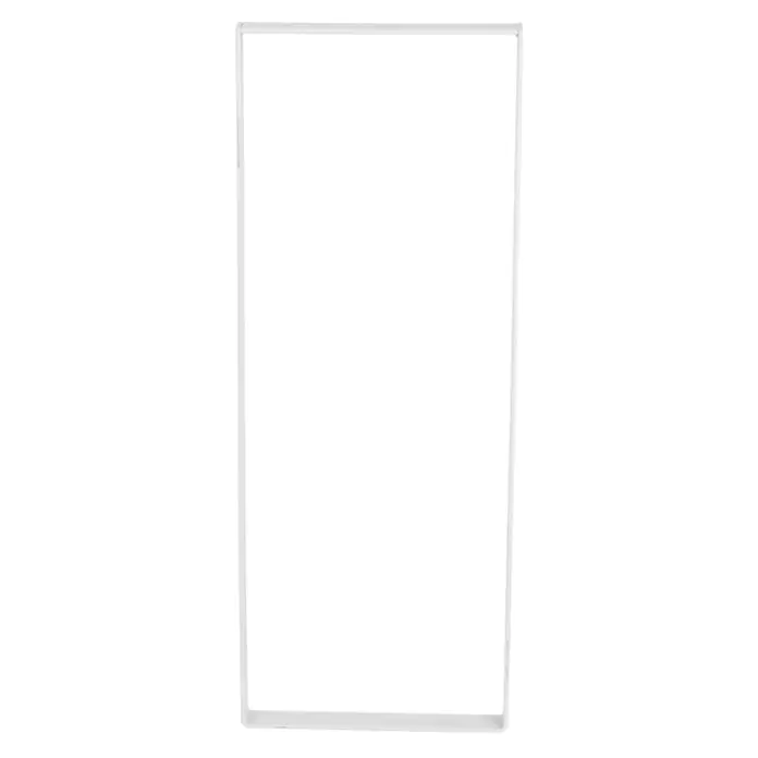 Möbelfuß Strong - L x B x H: 4 x 30 x 80 cm, Traglast: 250 kg, Stahl, Weiß