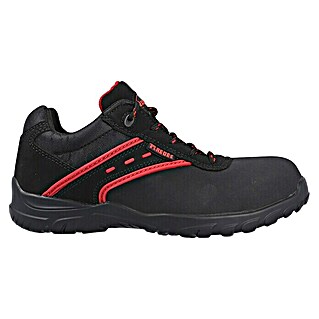 Paredes Zapatos de seguridad Actinio (Negro/Rojo, 45, Categoría de protección: S3)