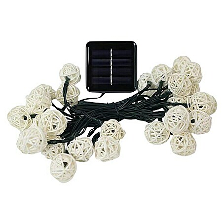 Arte confort Guirnalda luminosa solar Ivy (30 luces, Largo: 650 cm, LED, Autonomía estimada: 8 h - 12 h)