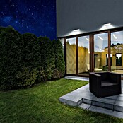 Arte confort Aplique solar para exterior con sensor Vegas (Célula solar, Blanco frío)