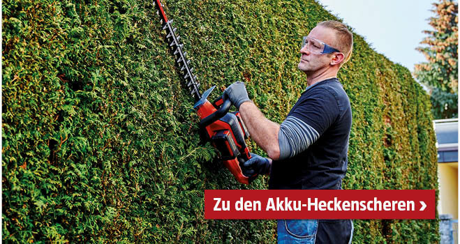 Akku-Heckenschere