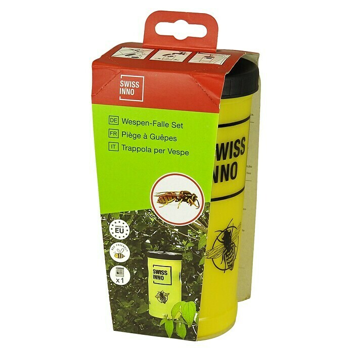 Swissinno Natural Control Trampa para avispas (Plástico, Reutilizable)