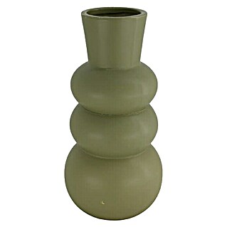 Vase (Ø x H: 16 x 30 cm, Keramik, Pastellgrün)