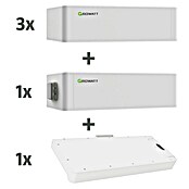 Growatt Batteriespeicher-Set (Leistungsaufnahme: 7,68 kW, Nennspannung: 51,2 V, 3 Stk.) | BAUHAUS