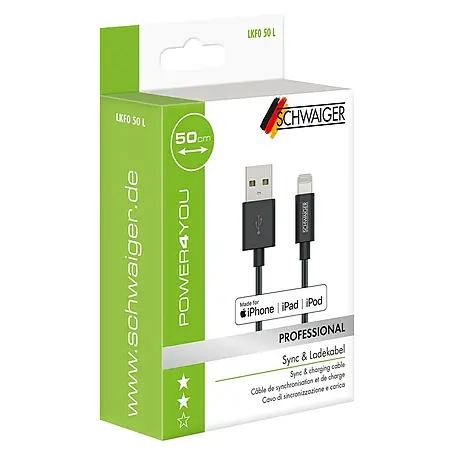 Schwaiger  USB-Kabel Lightning
