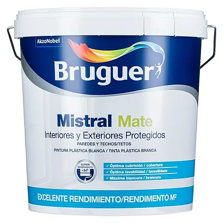 Bruguer  Pintura para paredes Mistral
