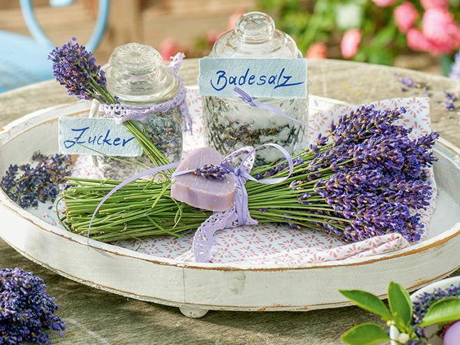 Lavendel-Kosmetik & Lavendel-Zucker