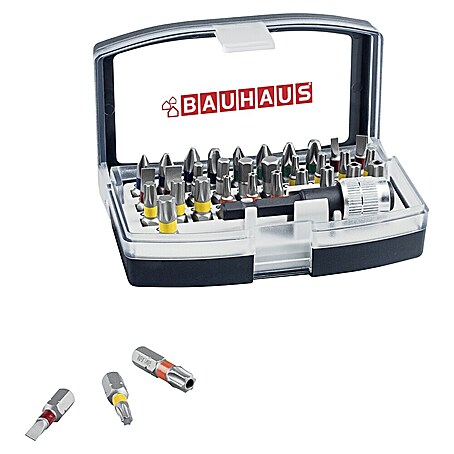 BAUHAUS Set de puntas (32 pzs., Longitud de punta: 25 mm)
