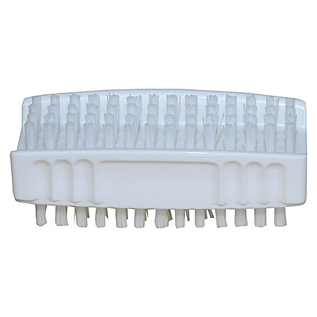 Haug Nagelbürste (Weiß, 8,5 x 4 x 3,3 cm, Material Borsten: Nylon 6.6)