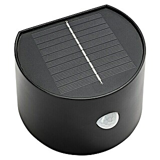 BAUHAUS LED-Solar-Außenwandleuchte (Bewegungsmelder, 0,5 W, Kunststoff, Neutralweiß, Schwarz)
