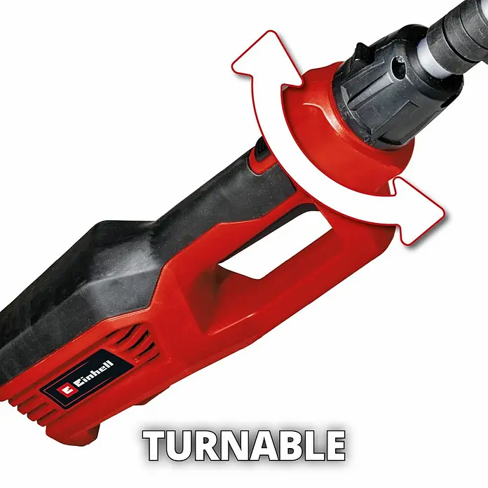 Einhell Cortasetos eléctrico GC-HC 90/2046 T - 900 W - La herramienta Einhell es giratoria y tiene un mango ergonómico para un trabajo cómodo. ¡Ideal para aficionados al bricolaje y profesionales!
