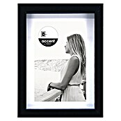 Accent Bilderrahmen Aura (Schwarz, 18 x 24 cm, Holz)