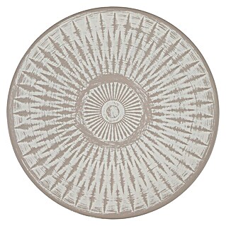 Deko-Tablett Shabby (Grau, Durchmesser: 29 cm, Holz)