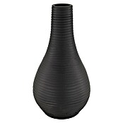 Vase (Ø x H: 18 x 32 cm, Keramik, Schwarz) | BAUHAUS