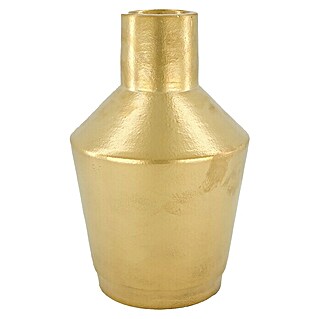 Vase (Ø x H: 18 x 28 cm, Keramik, Gold)