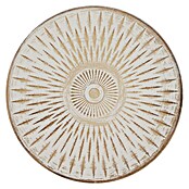 Deko-Tablett Shabby (Natur/Weiß, Durchmesser: 29 cm) | BAUHAUS