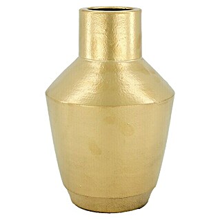 Vase (Ø x H: 14 x 22 cm, Keramik, Gold)