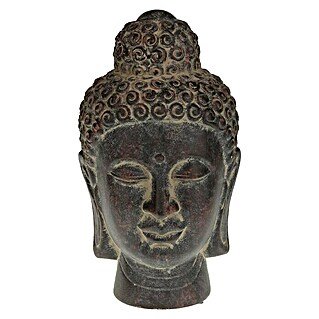 Buddhakopf (17 x 31 cm, Dunkelgrau)