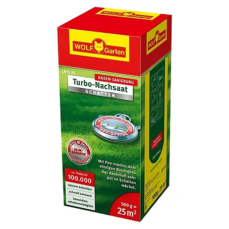 Wolf-Garten Nachsaat-Rasen Turbo Schatten