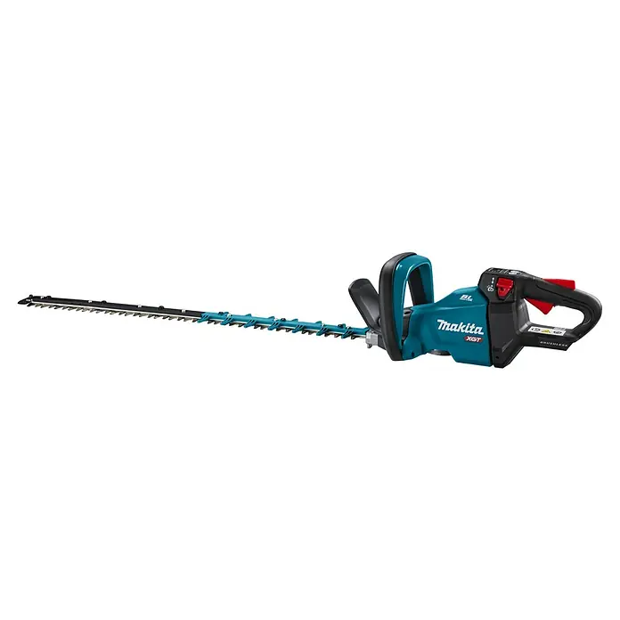 Makita XGT 40V max. Akku-Heckenschere UH005GZ - 40 V, Li-Ionen, Ohne Akku, Schnittlänge: 75 cm - Aufnahme einer Makita Akku-Heckenschere, ideal zum Trimmen von Hecken. Das kabellose Design sorgt für Komfort und Flexibilität.